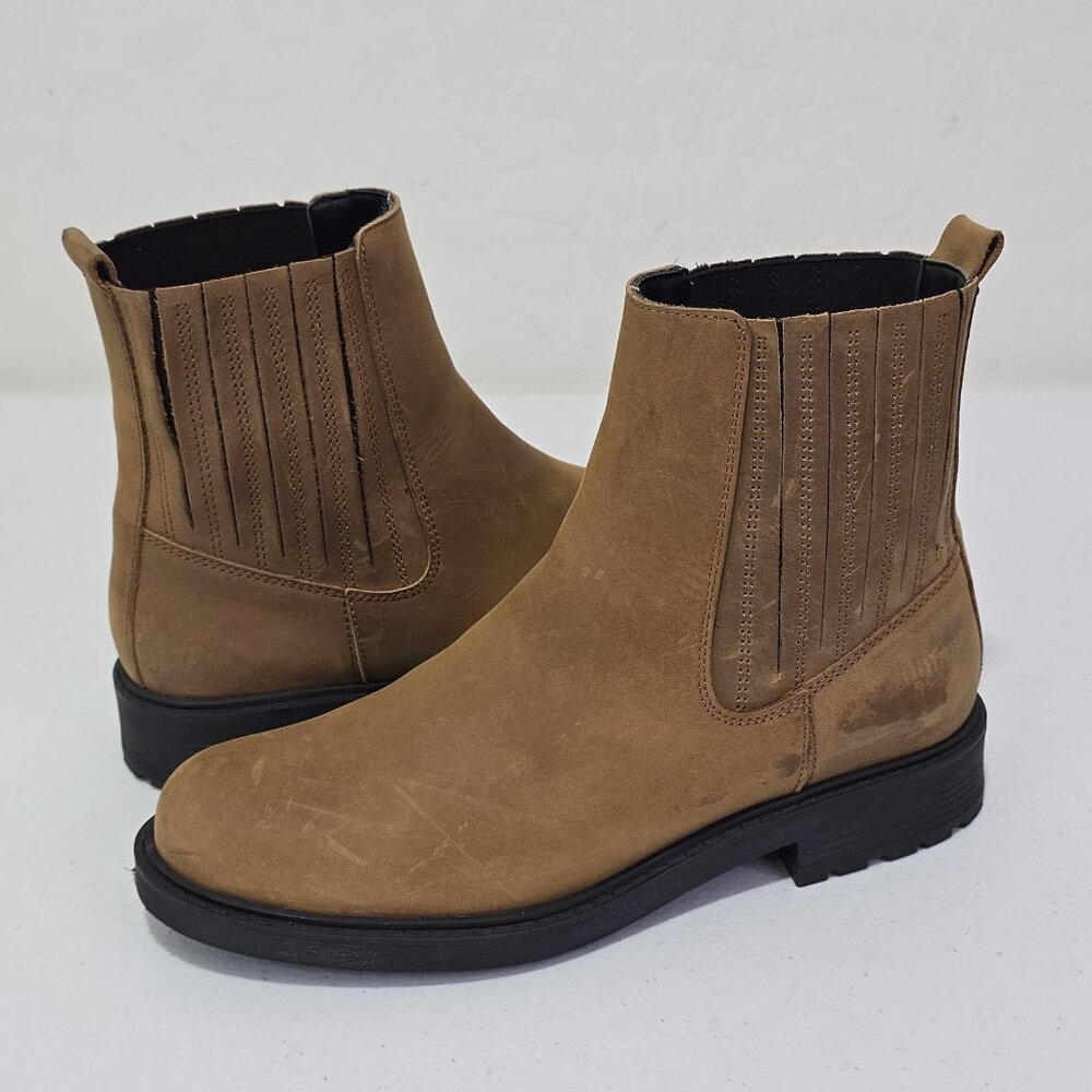 Clarks Orinoco 2 Brown Snuff Leather Casual Mid Boots Women's 8.5